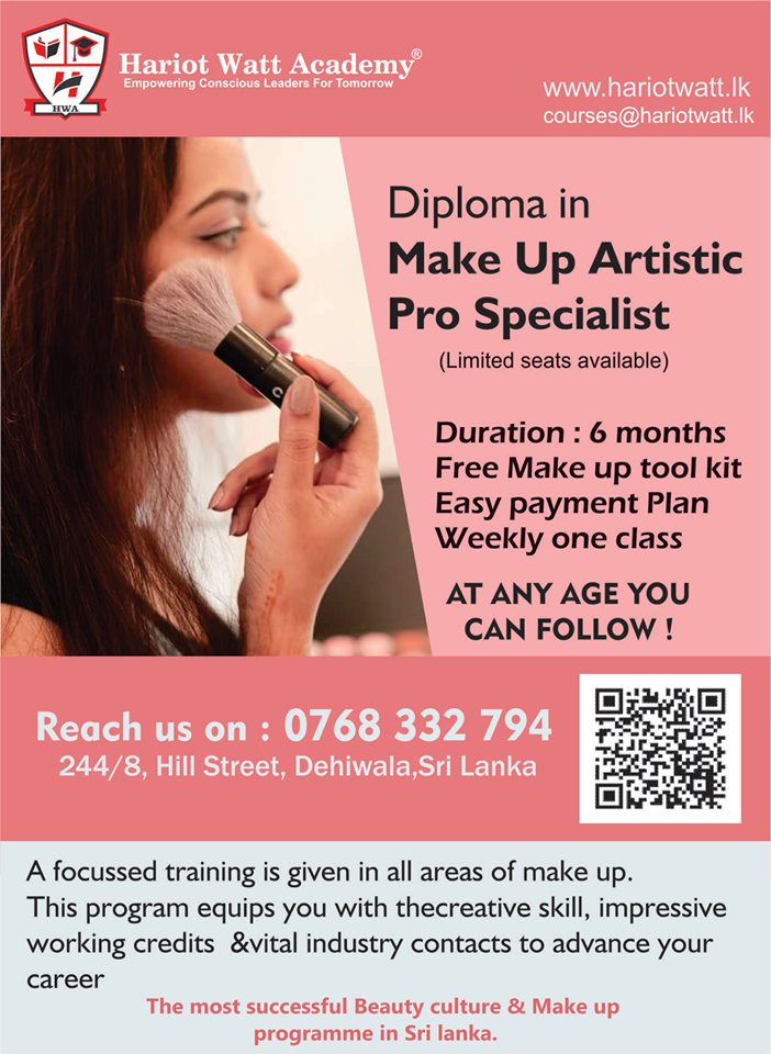 Diploma in Make Up Artistic Pro Specialist program (View More Details)