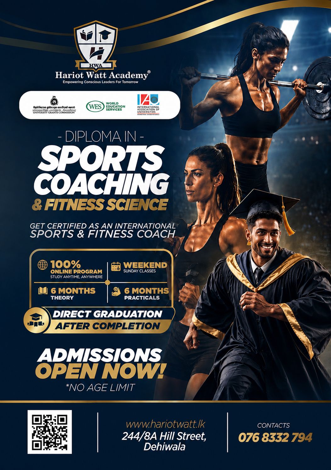 DIPLOMA IN SPORTS COACHING & FITNESS SCIENCE 